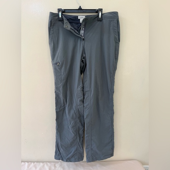 LL Bean Fleece Lined Hiking Pants, Women’s Size 6 Regular - Picture 1 of 15